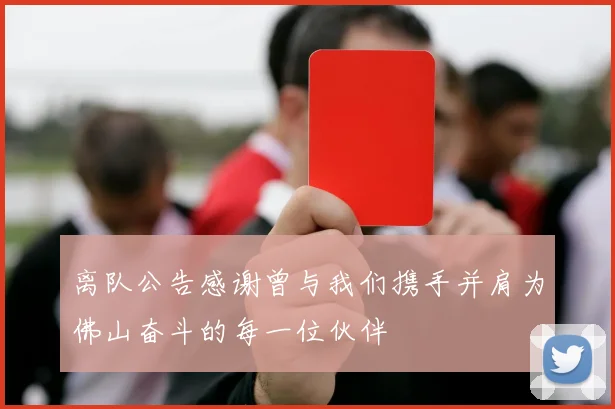 离队公告感谢曾与我们携手并肩为佛山奋斗的每一位伙伴